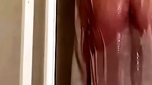 Roger virre take a shower