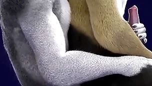 Uncaring bareback furry ride - isal 3d