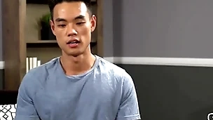 (zac) - asian design masturbates solo by the pool - sean cody