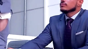 Klein kerr fuck lukas daken  to obtain the competition of the week at the office