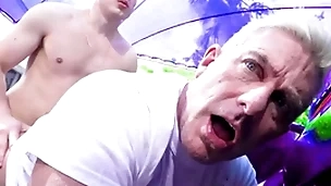 Horny stepson fucks his stepdad real abiding - gay porn