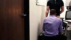 Douchebag chief honcho dominates filial worker at work - carter woods, masyn thorne