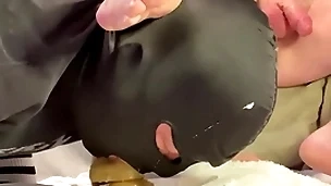 Faggot cocksucker under his straight alpha's foot