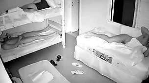 Real spy cam in guys reception room at dour