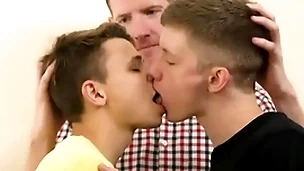 Big unearth threesome with throbbing anus twinks-funsizeboys.net