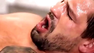 Angel rivera leaves his door open when masturbating so brysen can easily watch him doing his thing with his toy - men