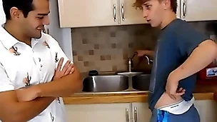 Elis and sebastian stretch forth their briefs