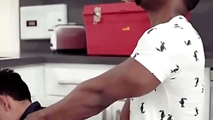 Pounding slay rub elbows on every side sexy handyman on every side crumbly hair