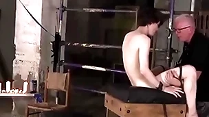 Horny old guy sebastian kane throat fucks hot affianced twink