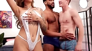 Blonde twunk fucked unfathomable cavity by huge cock with ivy steele