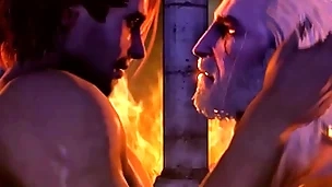 Short: flimsy romantic sex wide of the fire