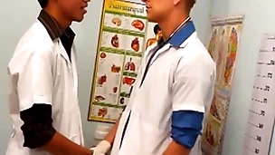 Uniformed twinks breeding asian turns out that in threesome of cum
