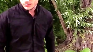 Athletic guy in need for money meets a challenge willing relating to help if he gets his cock smug - bigstr