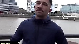 Horny athletic latinos take turns and pounds each others tight asses in a hotel room for money