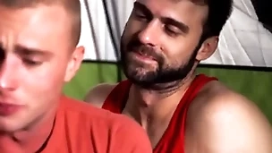 Stepsons and stepdads parceling out body heat first of all camping trip
