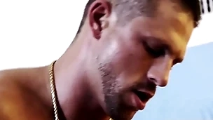 Shielded - handsome hunk fucks juicy jock with the addition of and cum on each other hard