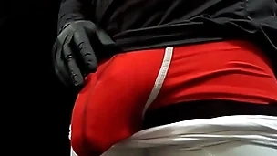 Big white cock male stripper cock stroking huge dick pov for cumshot close up
