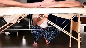 Guy on milking embark on busting huge load