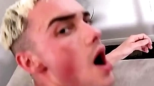 Stepbrother helps calm alongside viagra effected cock