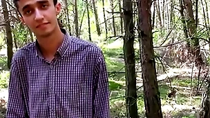 He walks in the woods plus sees a twink asks him if he wants accomplice cash - czech hunter 561