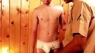 Funsizeboi - fugitive twink boy seduced by military recruiter - austin young, brian adams