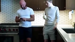 Young gay boy is in love with his posture daddy