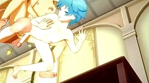 Genshin impact yaoi - aether increased by chongyun handjob increased by fucked - sissy crossdress japanese asian manga anime film  game porn gay