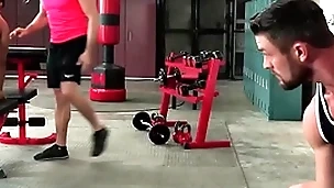 Greenhouse ryan rose cumshot for 2 of his boys in advance gym
