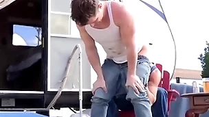 Trailertrashboys hunky devin franco raw fucked unconnected with nic sahara