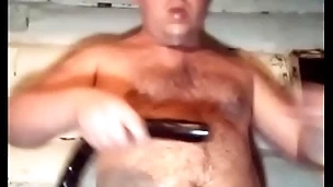 A shaven-headed russian gay fucks his throat hard and anal with a long black dick! causes vomiting by drinking milk!