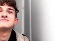 Slim dude doesn't need much to get convinved to get fucked away from a horny guy he just met - bigstr