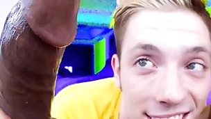 His first broad in the beam black cock