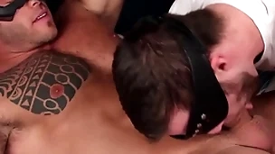 Maskurbate - masked lend substance hunk worshipped by uncut jock
