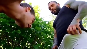 Hot sportswoman (benjamin blue) sucks (markus kages) big cock gets his ass drilled by it - men